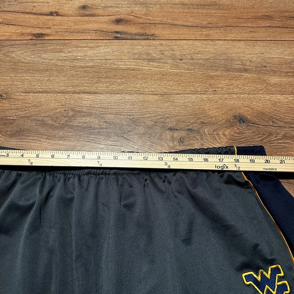NCAA West Virginia Mountaineers Grey Navy Athletic Track Pants Mens 2XL